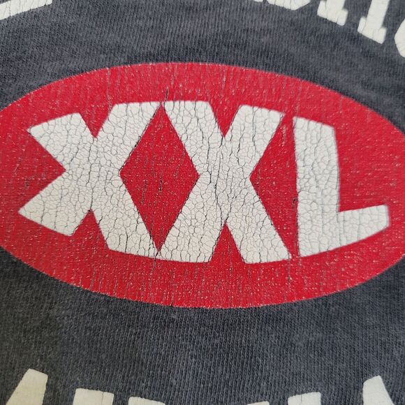 Vintage Reebok Above-The -Rim Shirt XL 23x27 Faded-Black - Picture 10 of 15